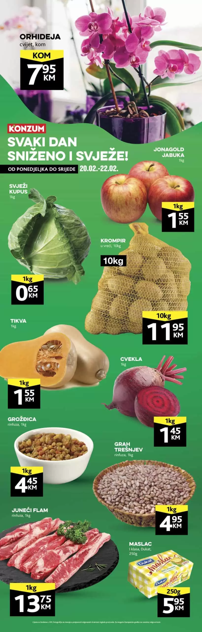 Konzum SVJEŽA PONUDA 20-22.2.2023.