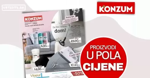 Konzum katalog Sve za dom 16.02- 12.03.2023.