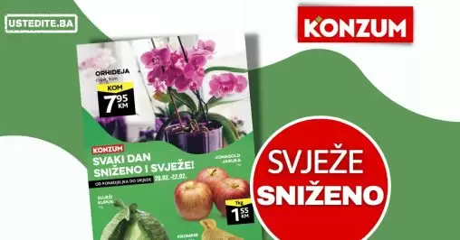 Konzum SVJEŽA PONUDA 20-22.2.2023.