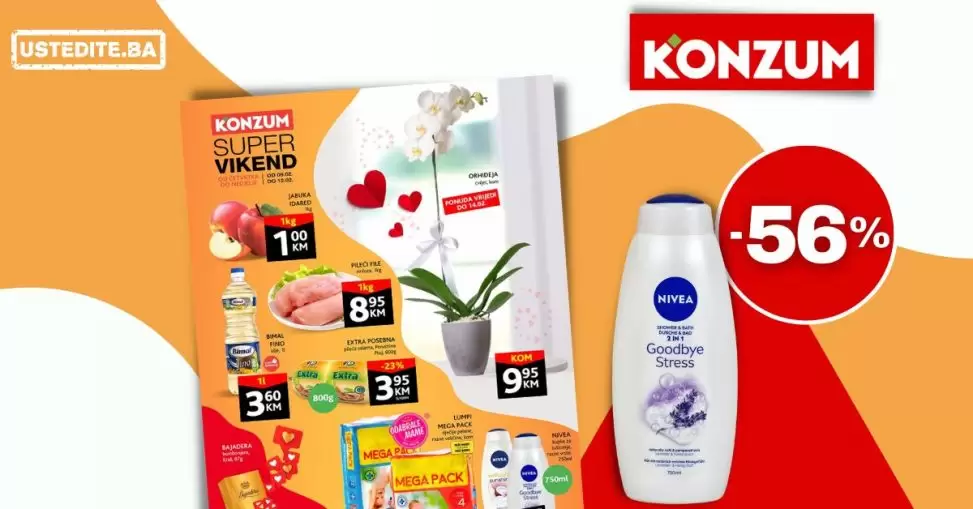 Konzum vikend akcija 9-12.2.2023.