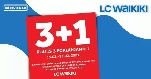 LC Waikiki 3+1 GRATIS!