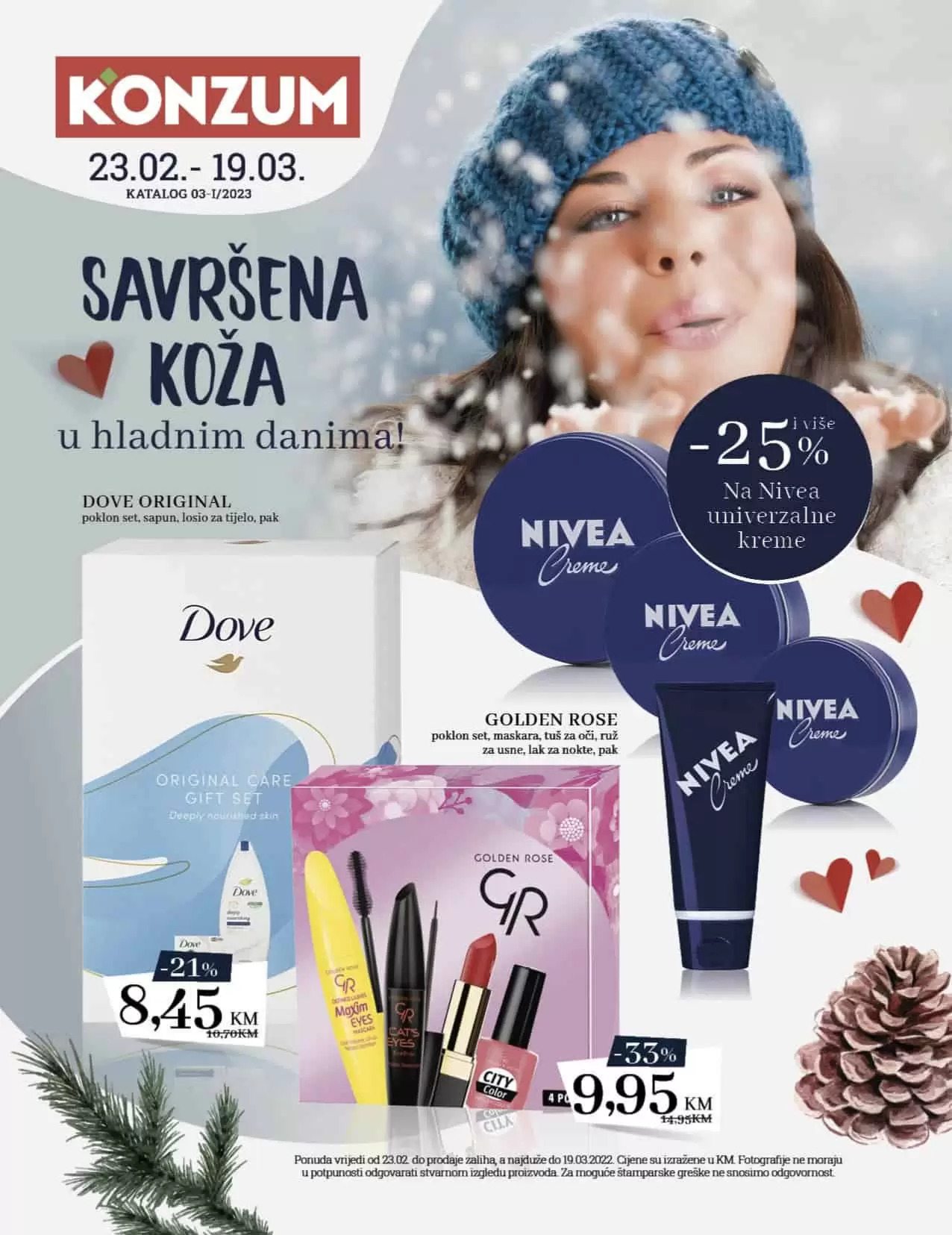 Konzum katalog LJEPOTA I NJEGA 23.02-19.03.2023.