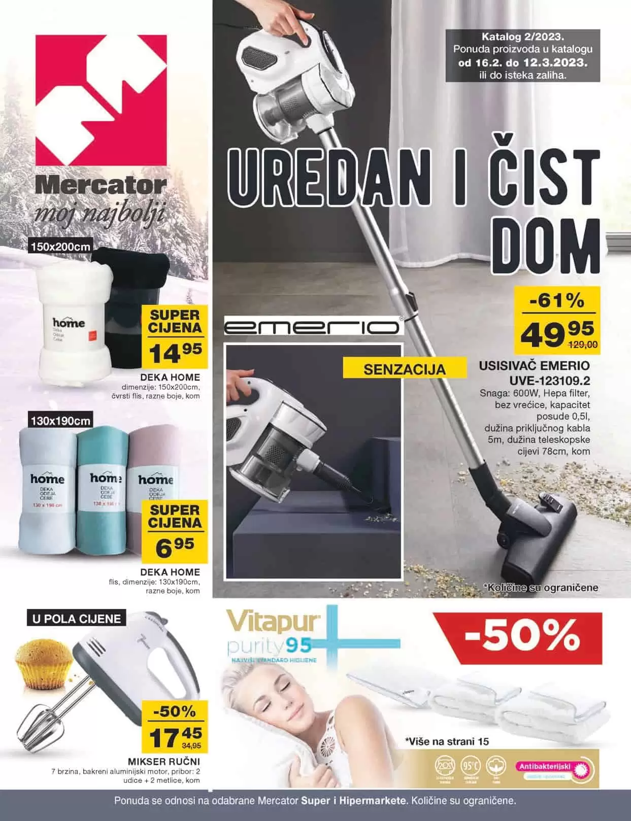 Mercator katalog SVE ZA DOM akacija 16.2-12.3.2023.