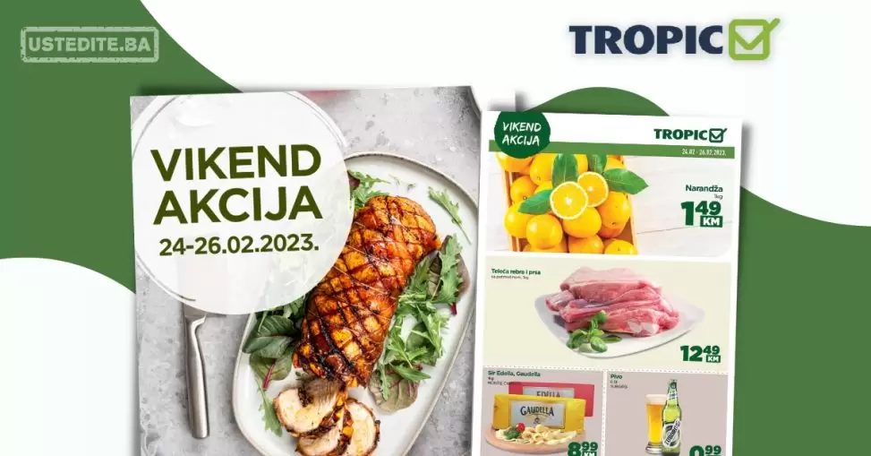 Tropic vikend akcija 24-26.2.2023.