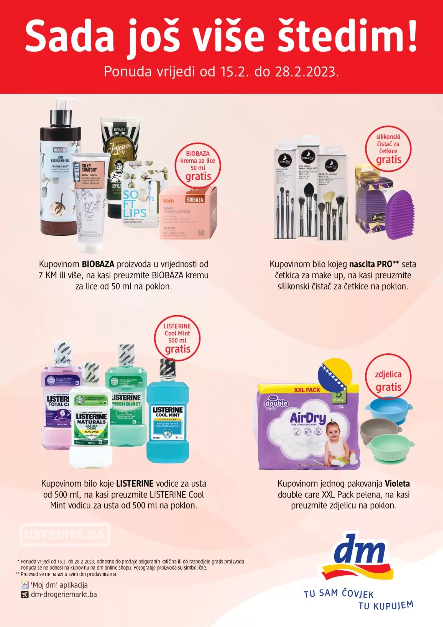 dm Sada još više štedim