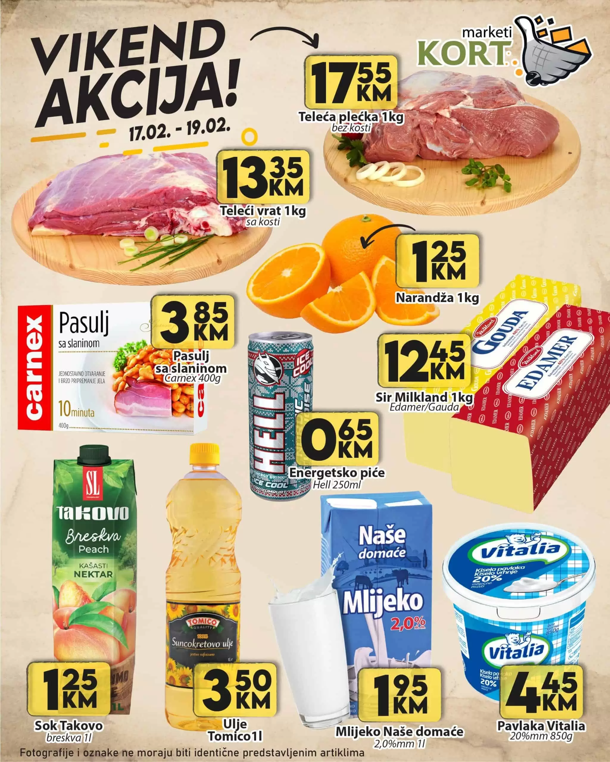 KORT marketi vikend akcija 17-19.2.2023.