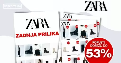 Zara super sniženje! zadnja prilika za dobru kupovinu!