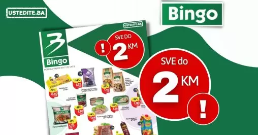 Bingo SVE DO 2 KM!