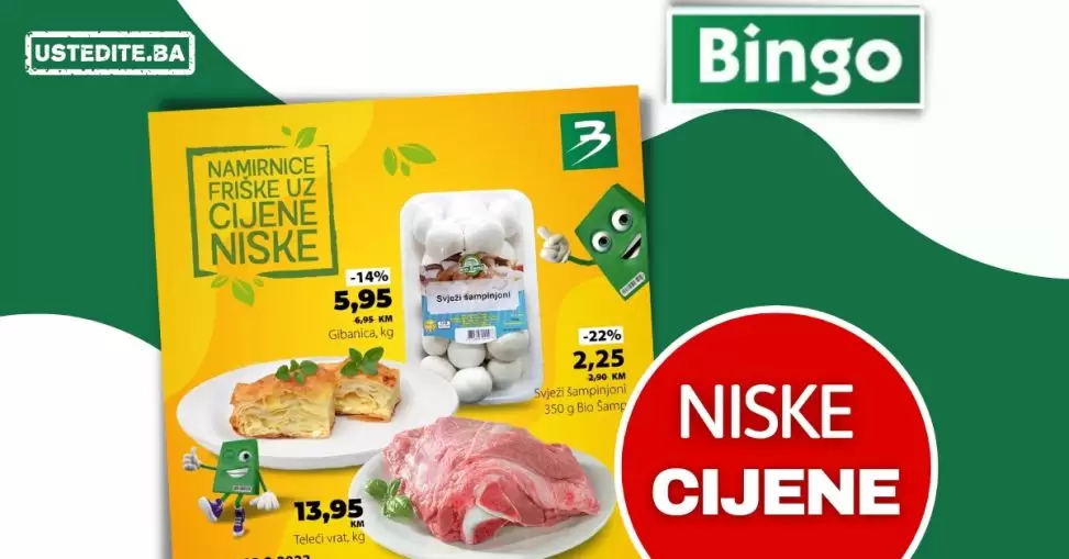 Bingo AKCIJA - NISKE CIJENE 20-22.2.2023.