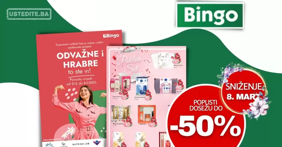 Bingo katalog 8. MART ⇢ SUPER SNIŽENJE 21.2–8.3.2023.