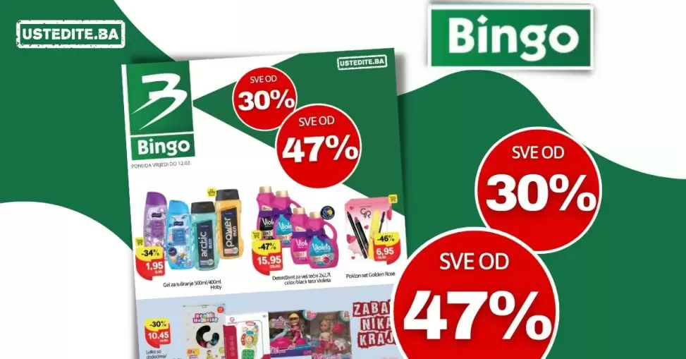 Bingo SAMO NAJVEĆA SNIŽENJA