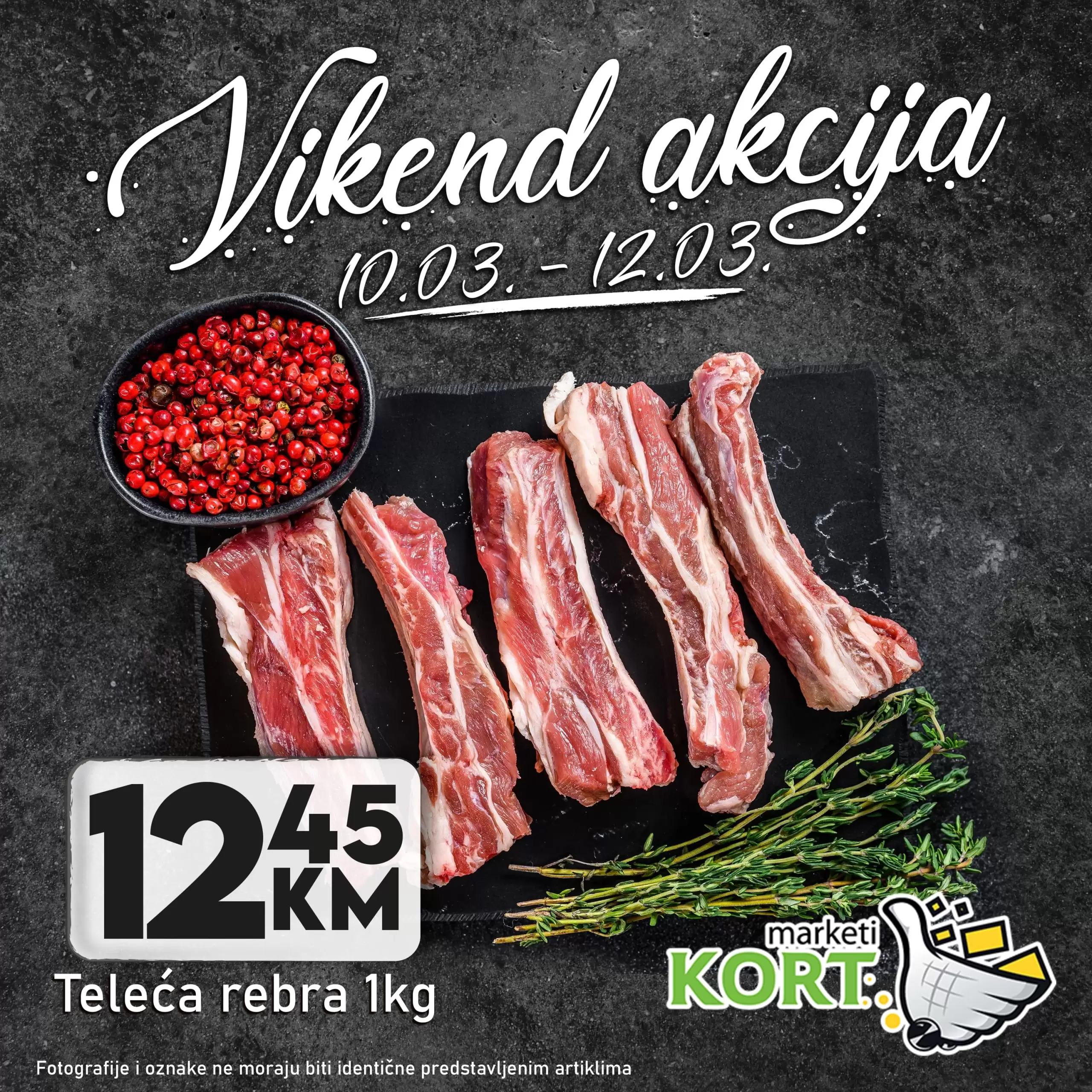 Kort vikend akcija 10-12.3.2023.