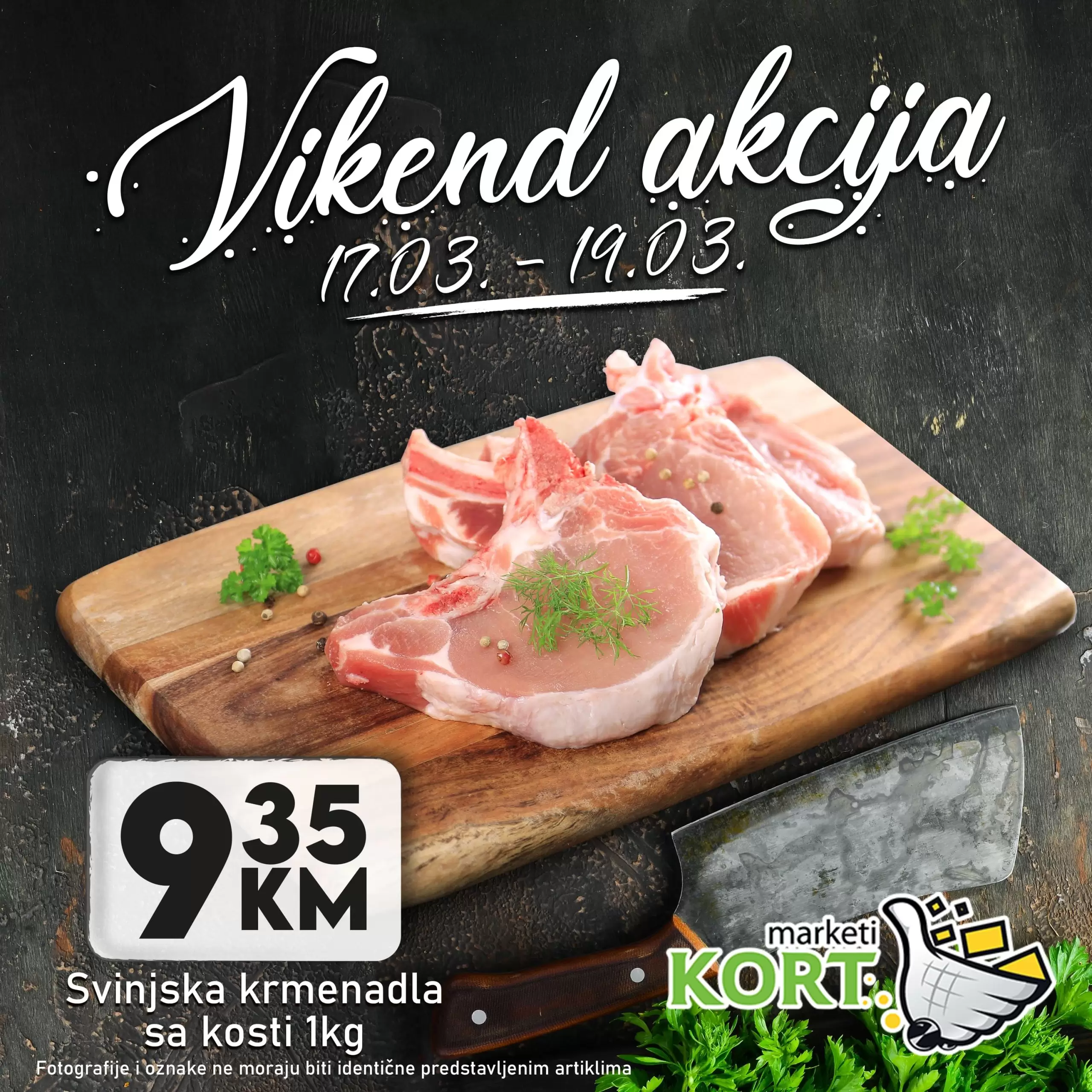 Kort vikend akcija 17-19.3.2023.