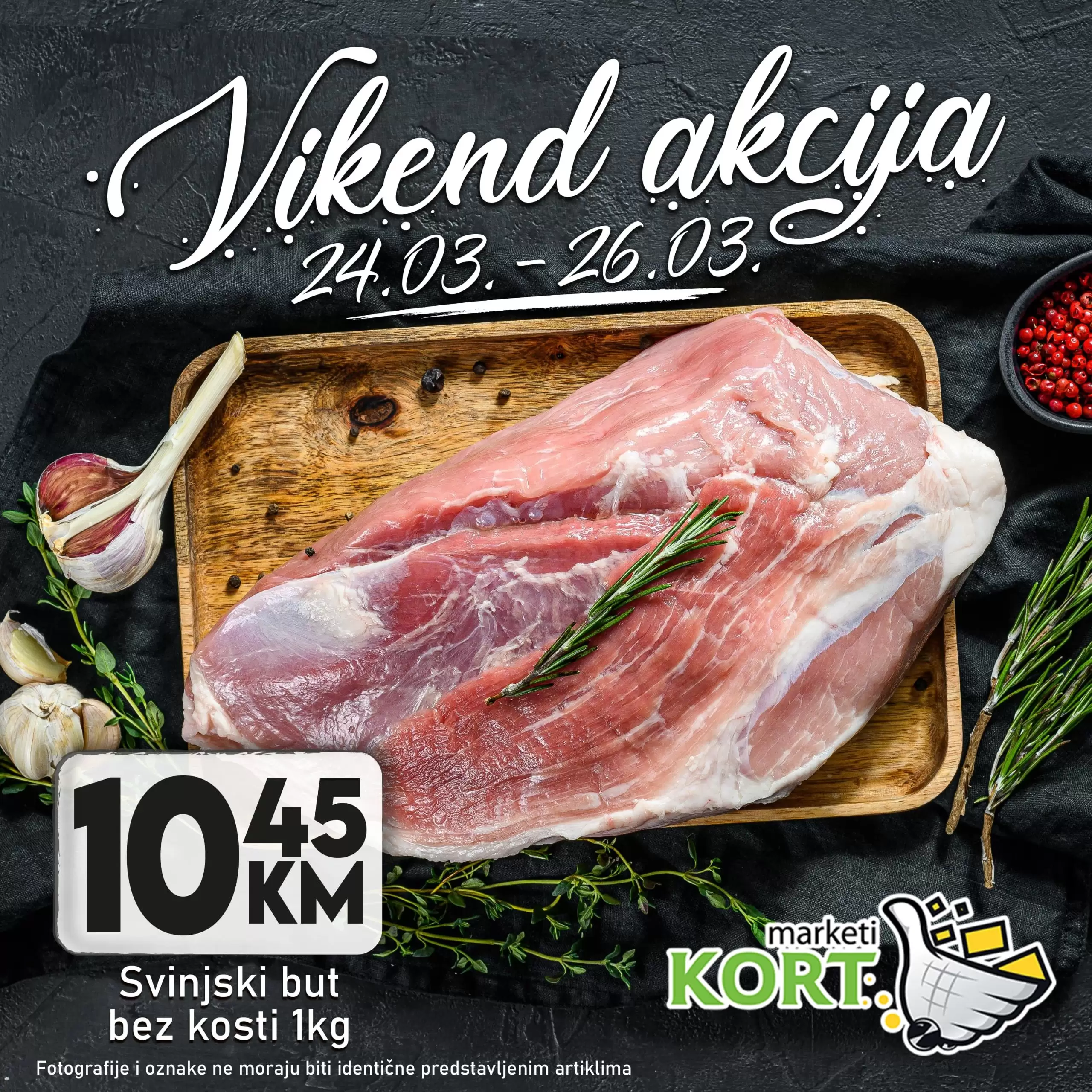 Kort vikend akcija 24-26.3.2023.