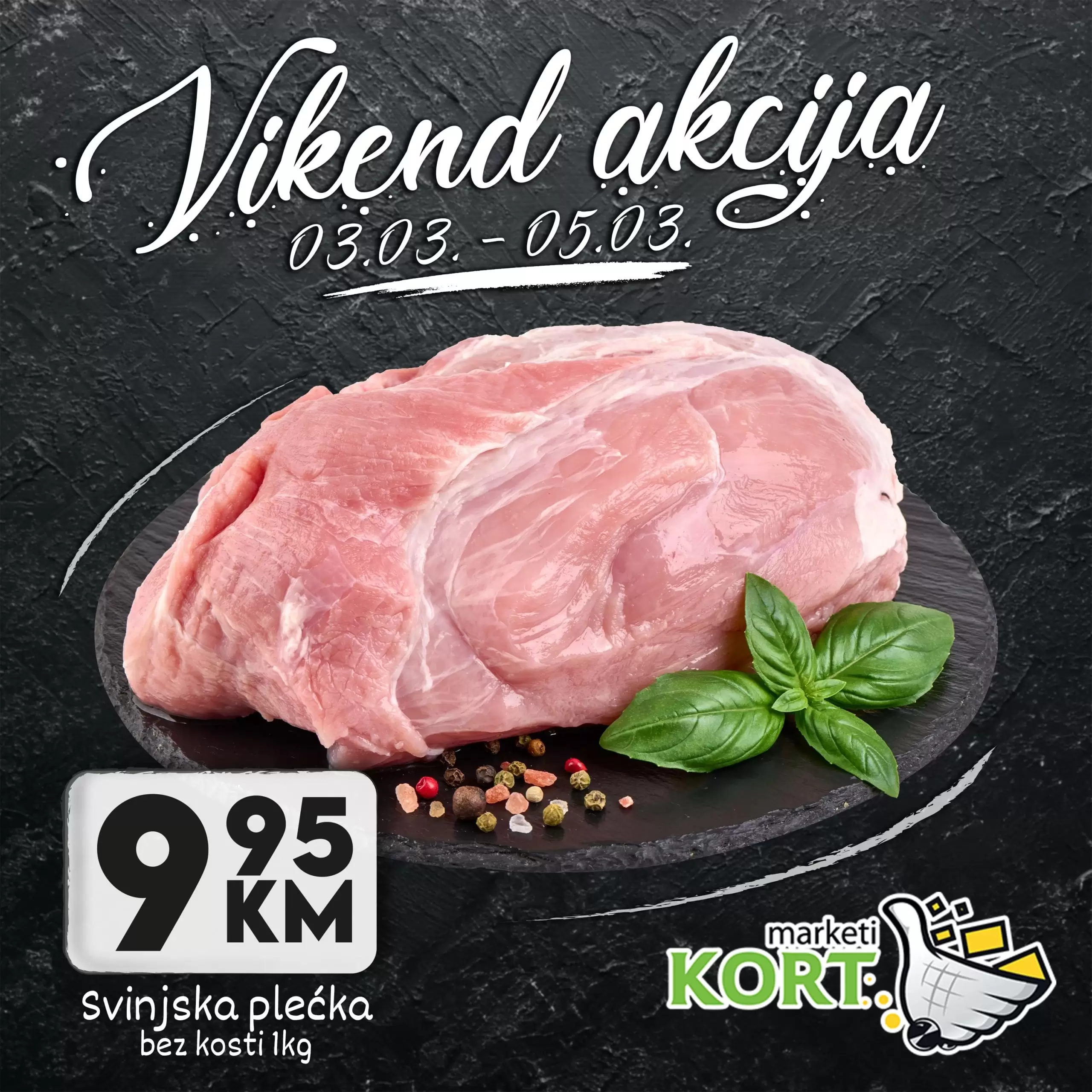 Kort vikend akcija 3-5.3.2023.
