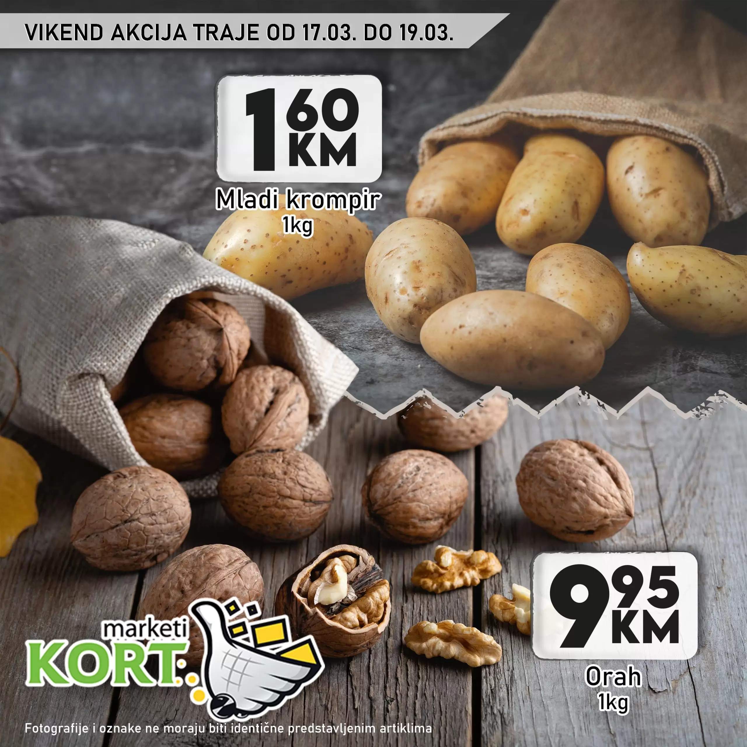 Kort vikend akcija 17-19.3.2023.