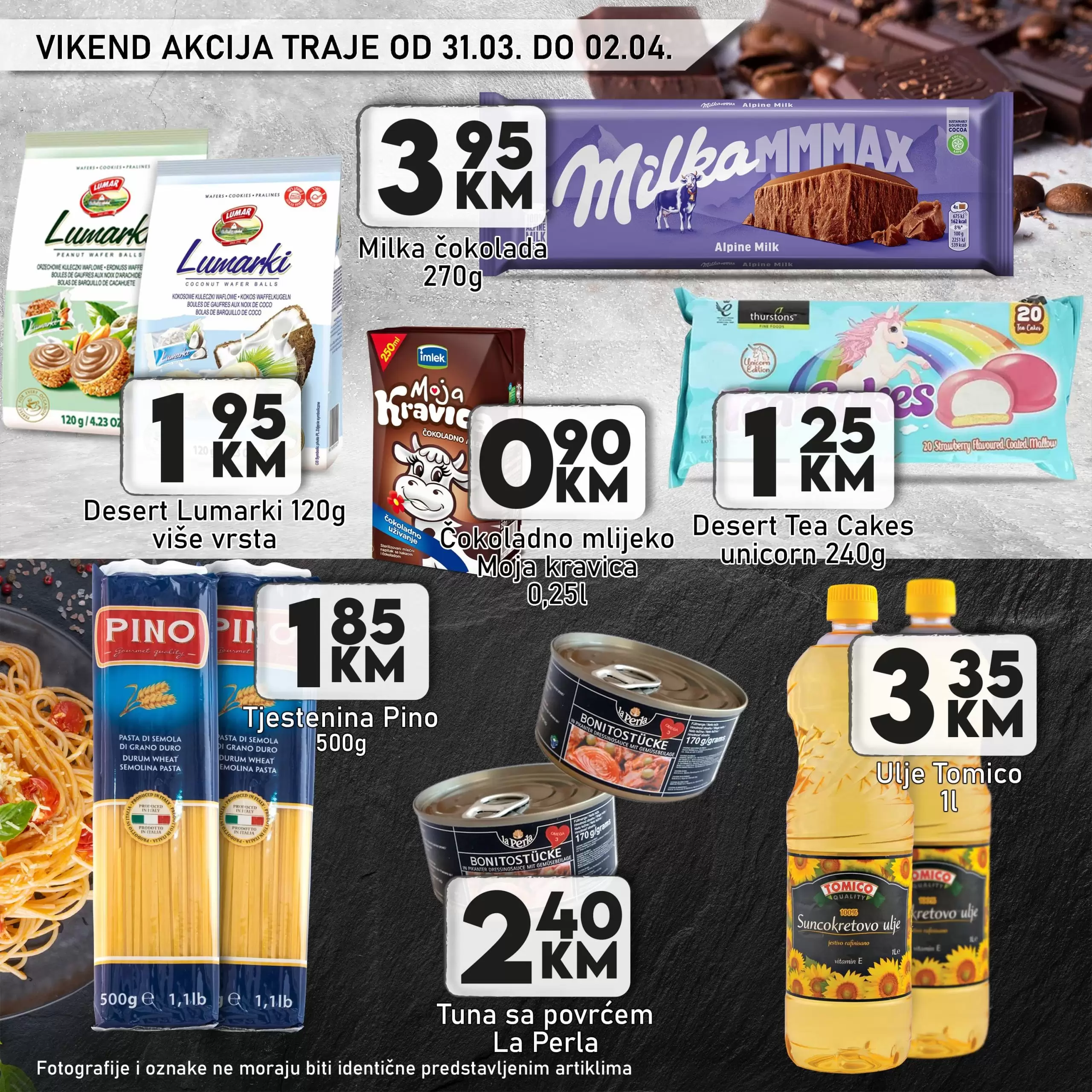 Kort vikend akcija 31.2-2.4.2023.