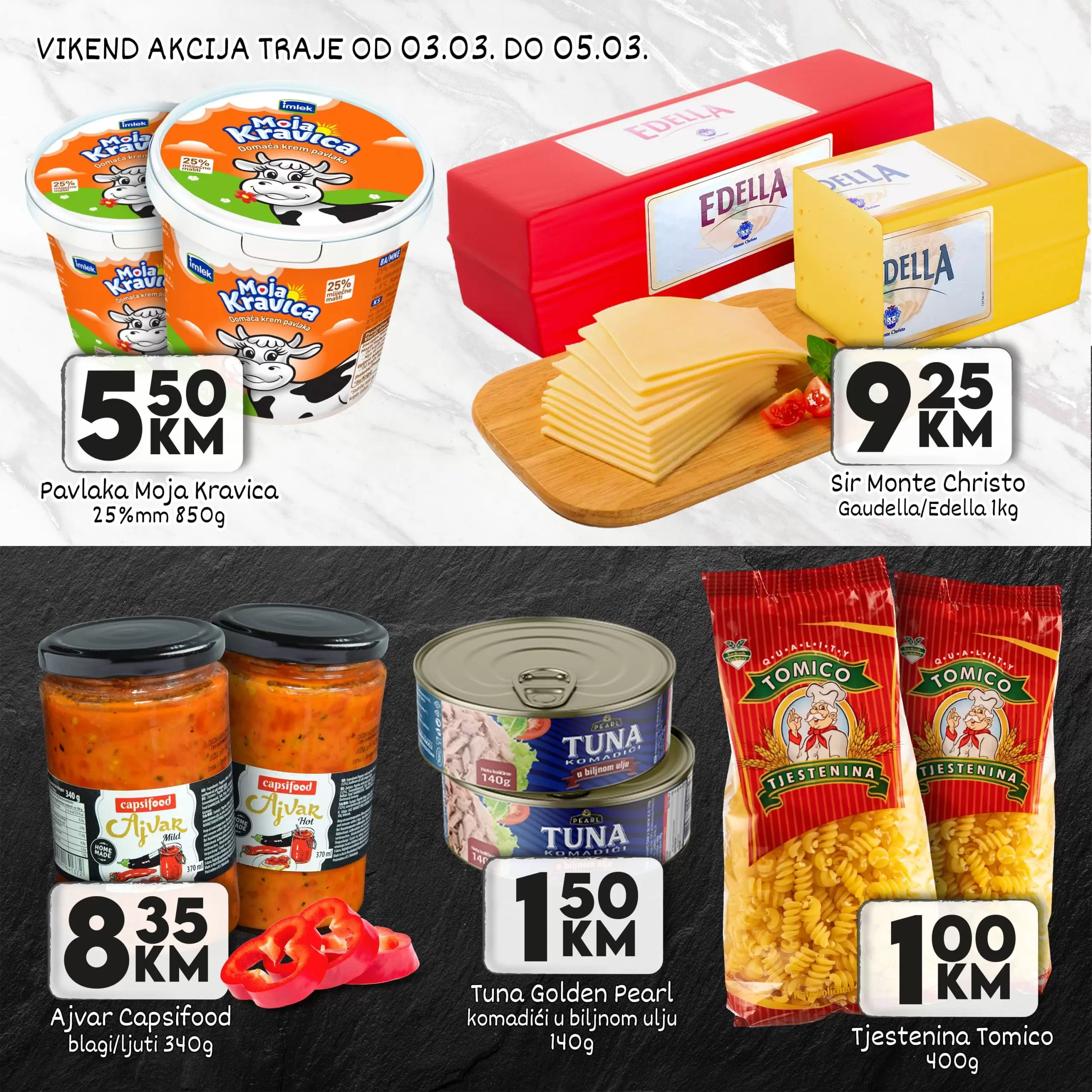 Kort vikend akcija 3-5.3.2023.