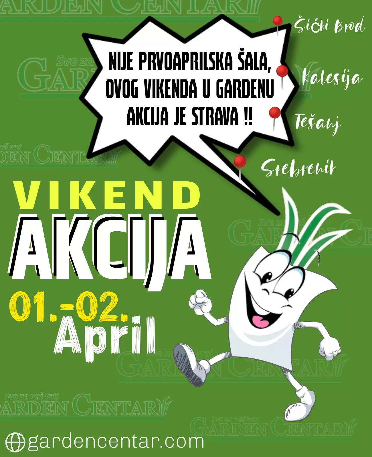 Garden Centar VIKEND AKCIJA 1-2.4.2023.