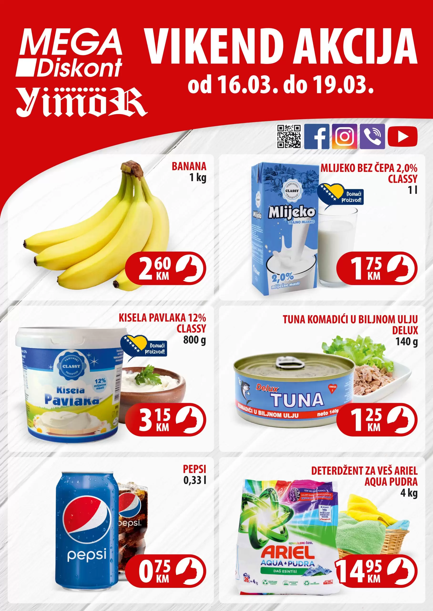 Mega Diskont vikend akcija 16-19.3.2023. 