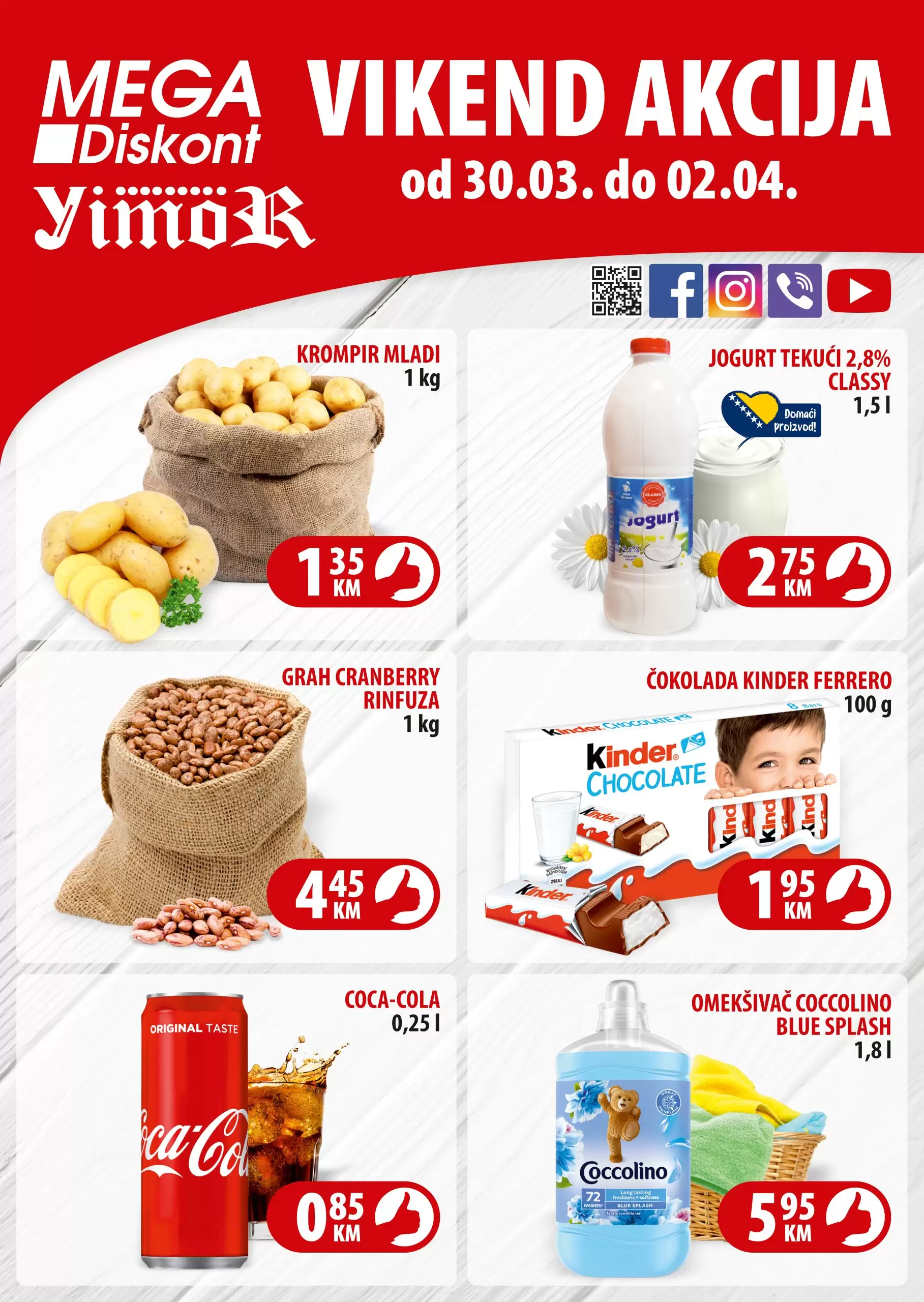 Mega Diskont vikend akcija 30.2-2.4.2023. 