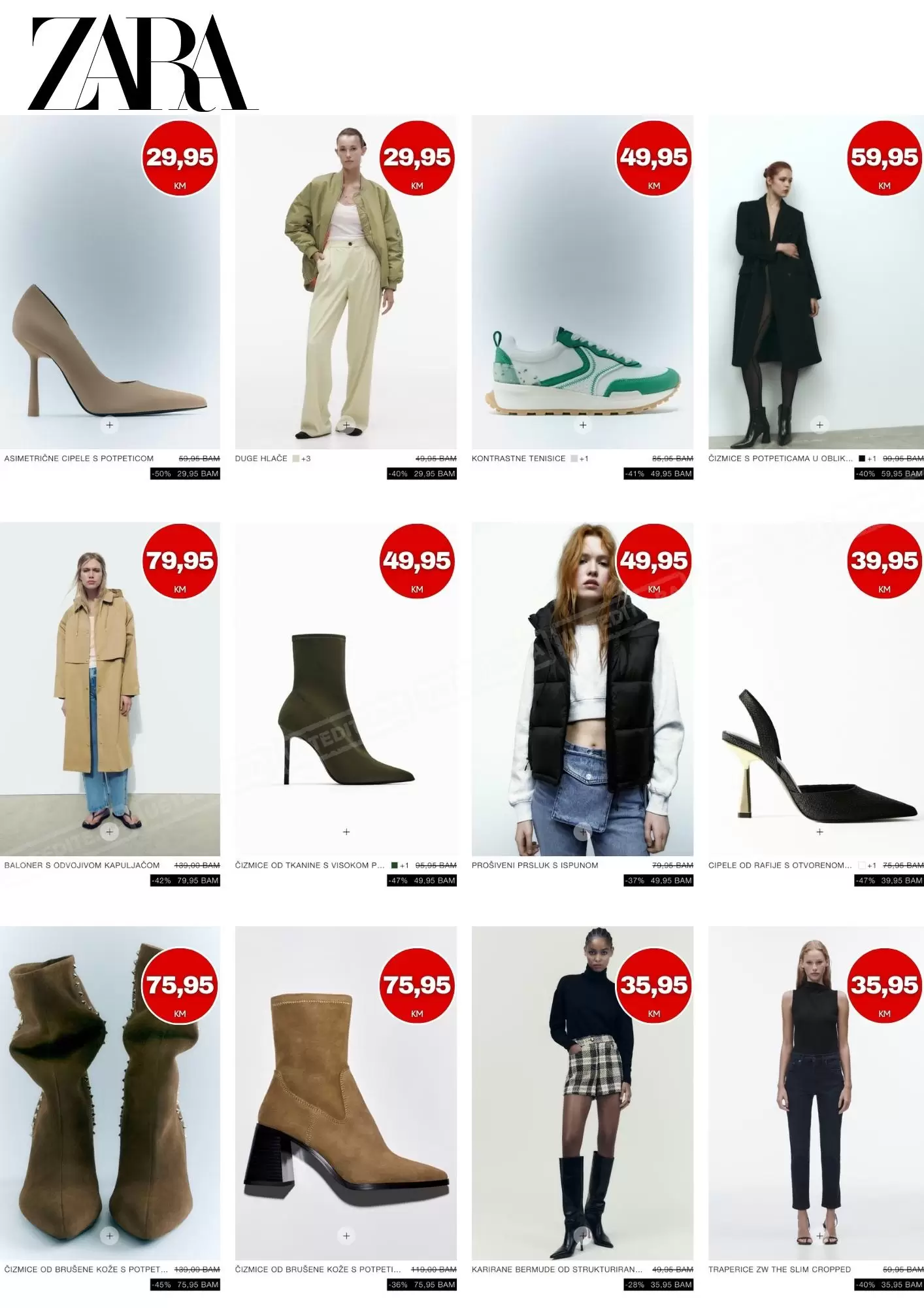 Zara online BiH super ponuda ZADNJA ŠANSA