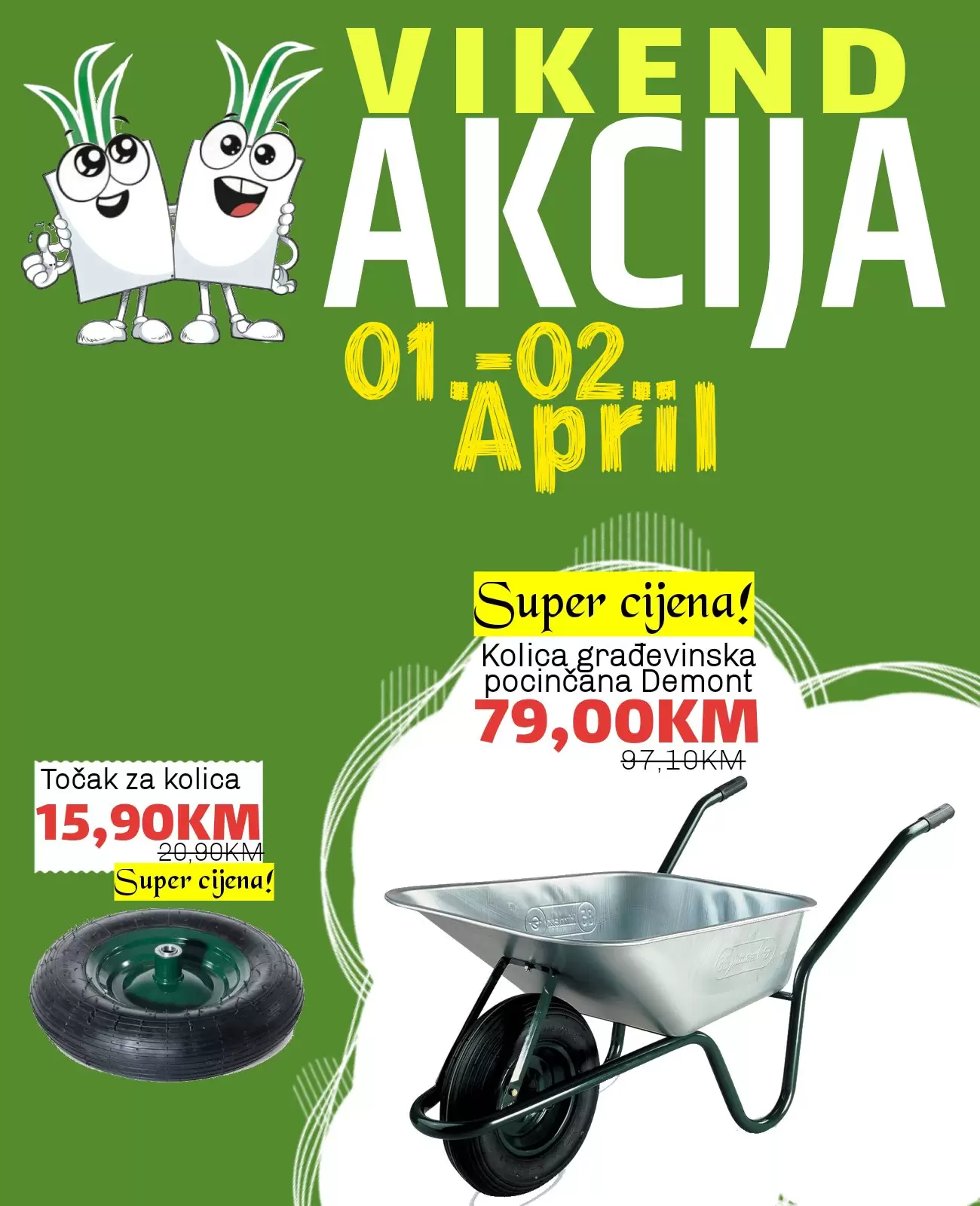 Garden Centar VIKEND AKCIJA 1-2.4.2023.