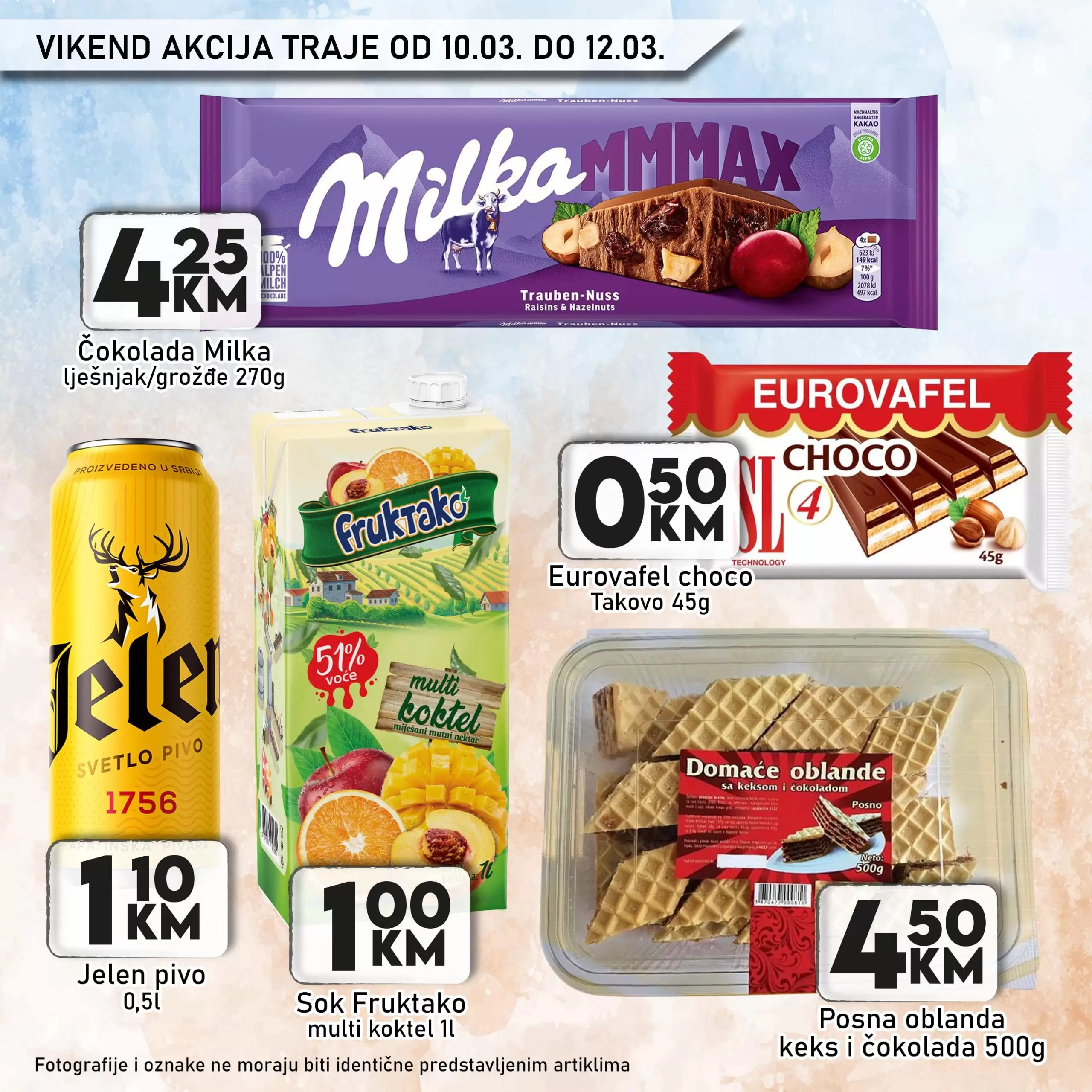 Kort vikend akcija 10-12.3.2023.