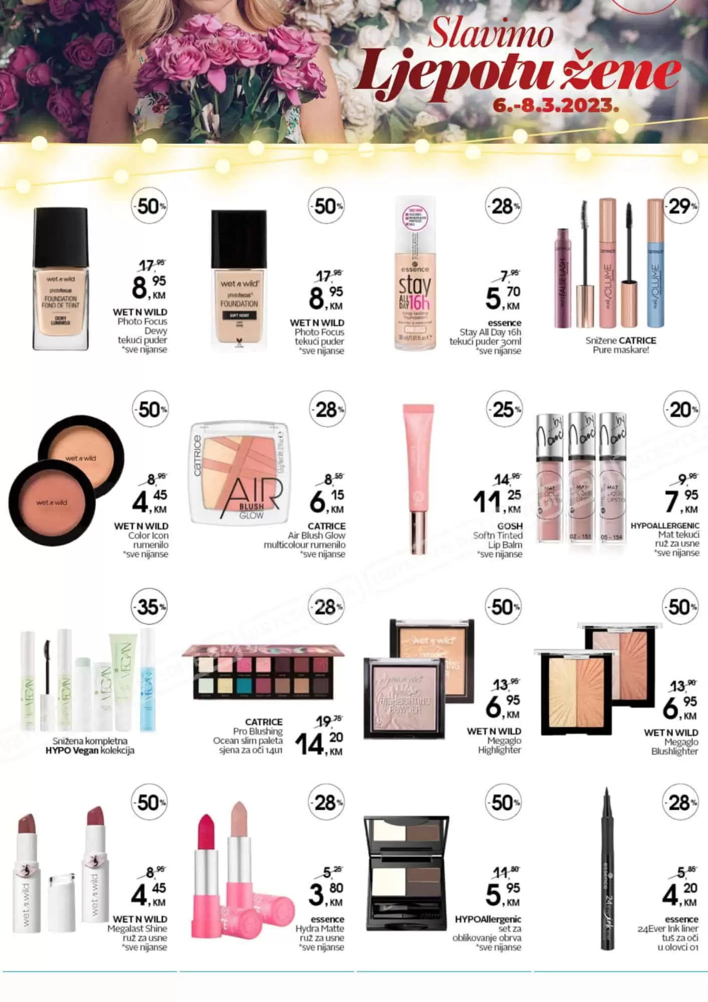 Dan žena u cm cosmetic marketu SNIŽENJE do -50%