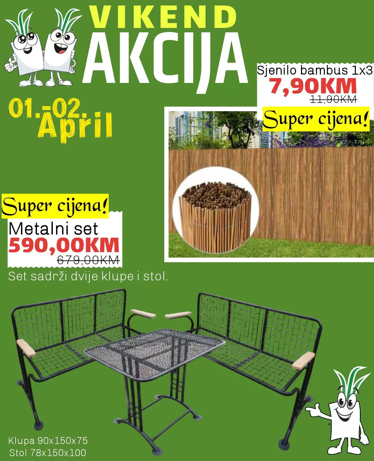 Garden Centar VIKEND AKCIJA 1-2.4.2023.