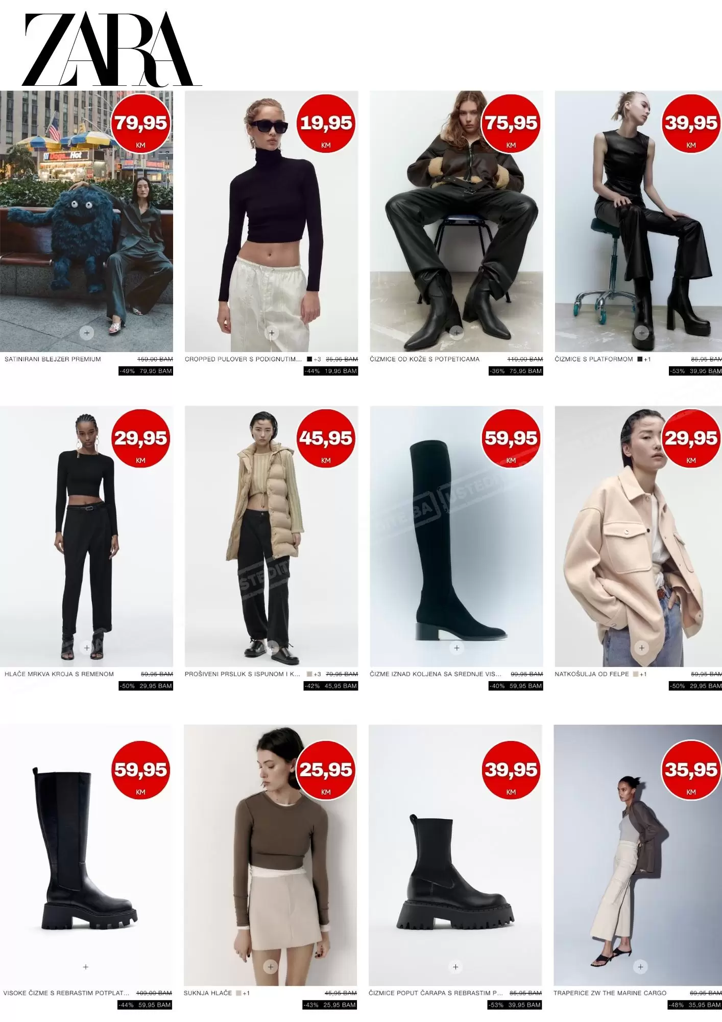 Zara online BiH super ponuda ZADNJA ŠANSA