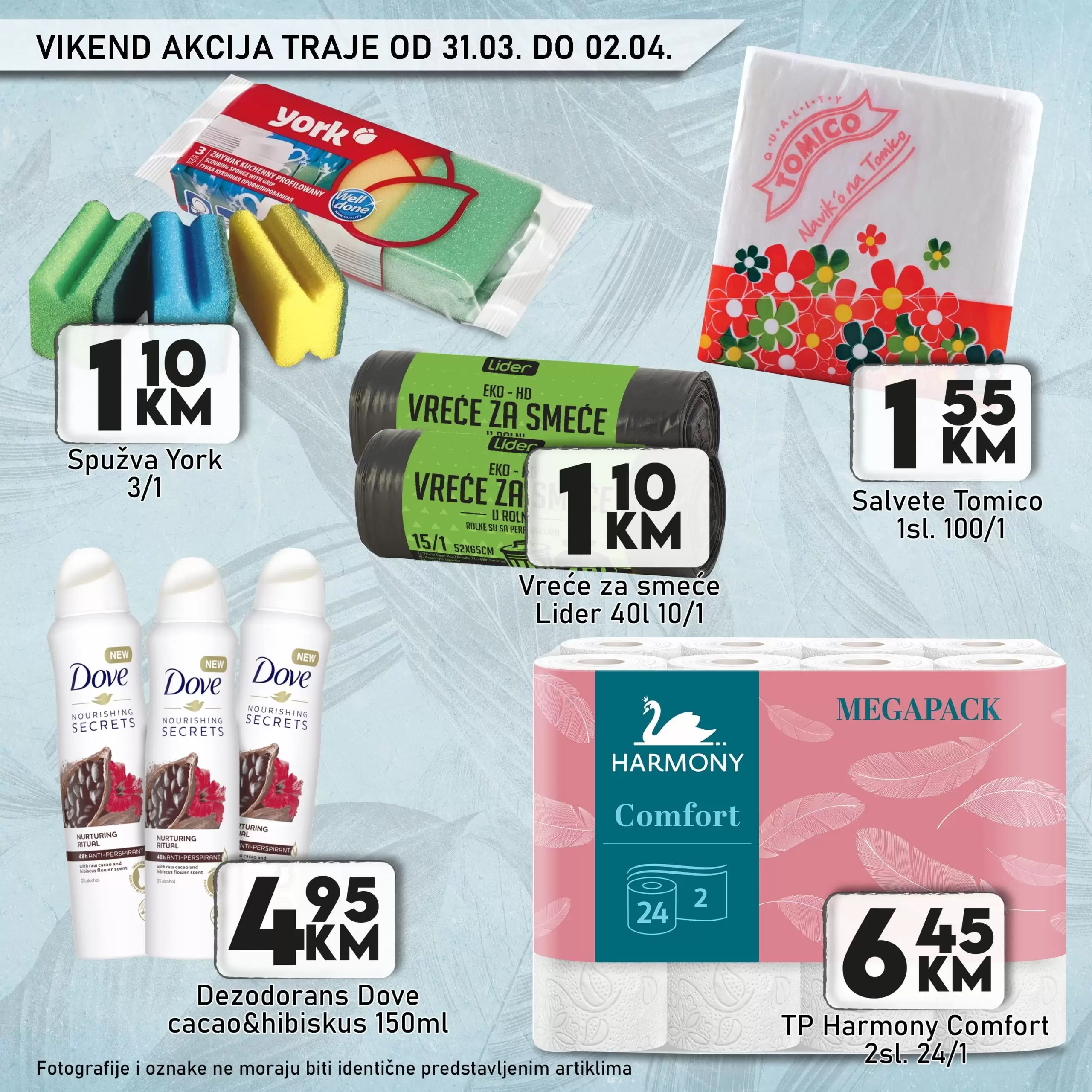 Kort vikend akcija 31.2-2.4.2023.