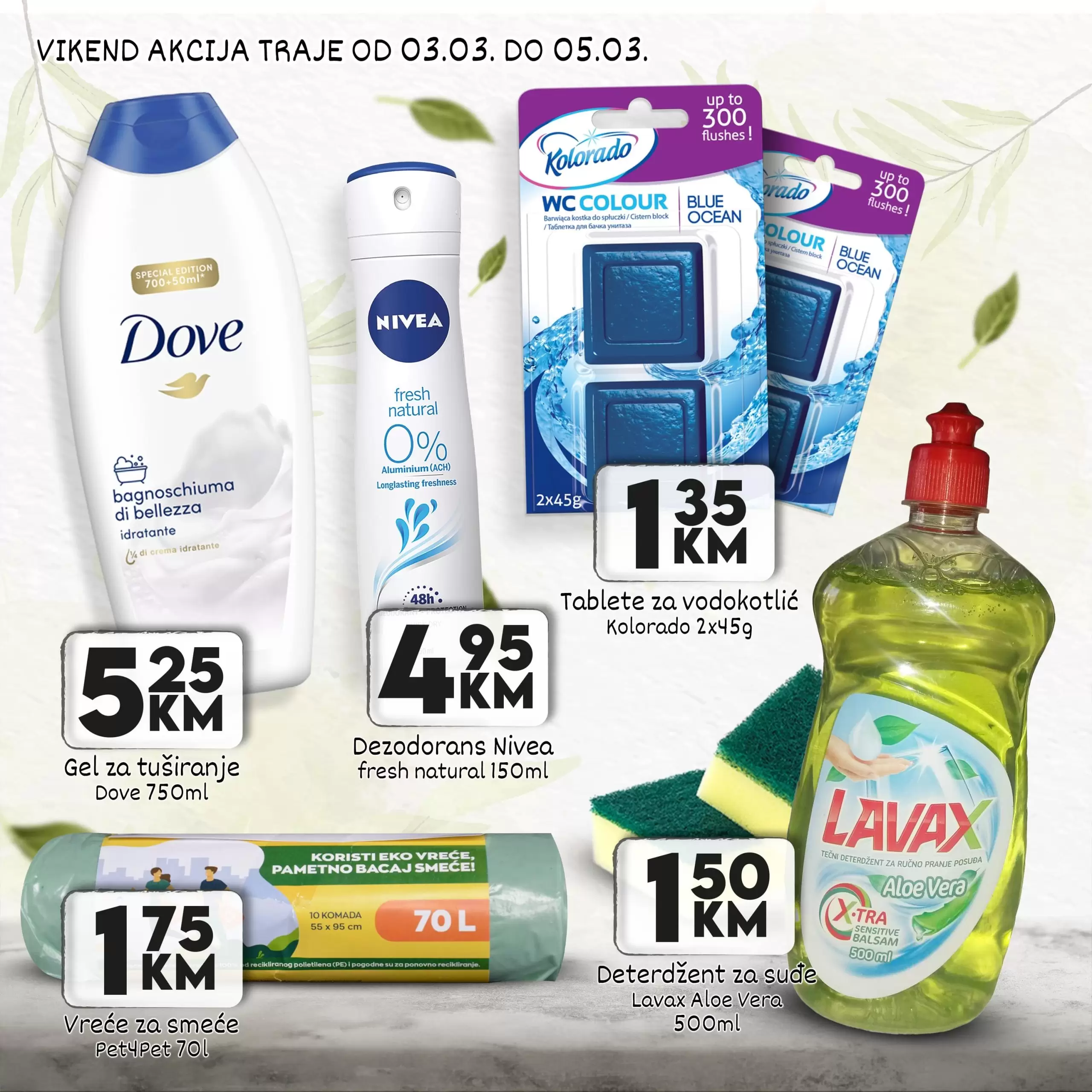 Kort vikend akcija 3-5.3.2023.