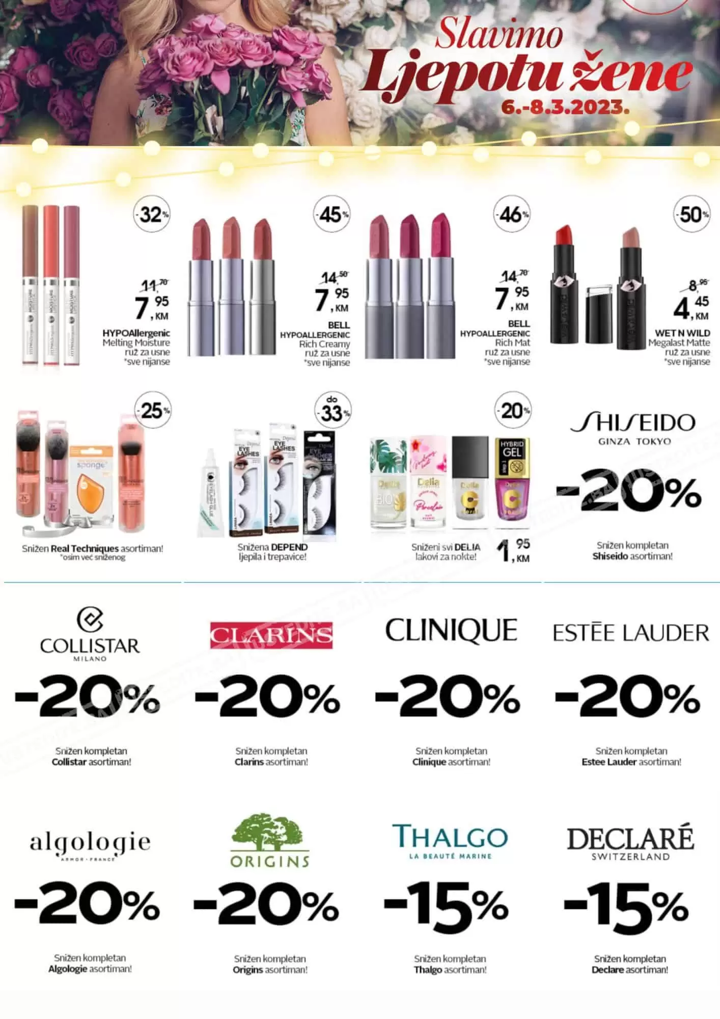 Dan žena u cm cosmetic marketu SNIŽENJE do -50%