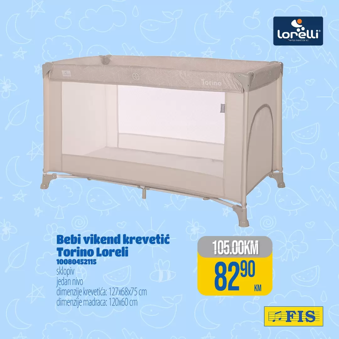 Fis OPREMA za BEBE 10-26.3.2023.