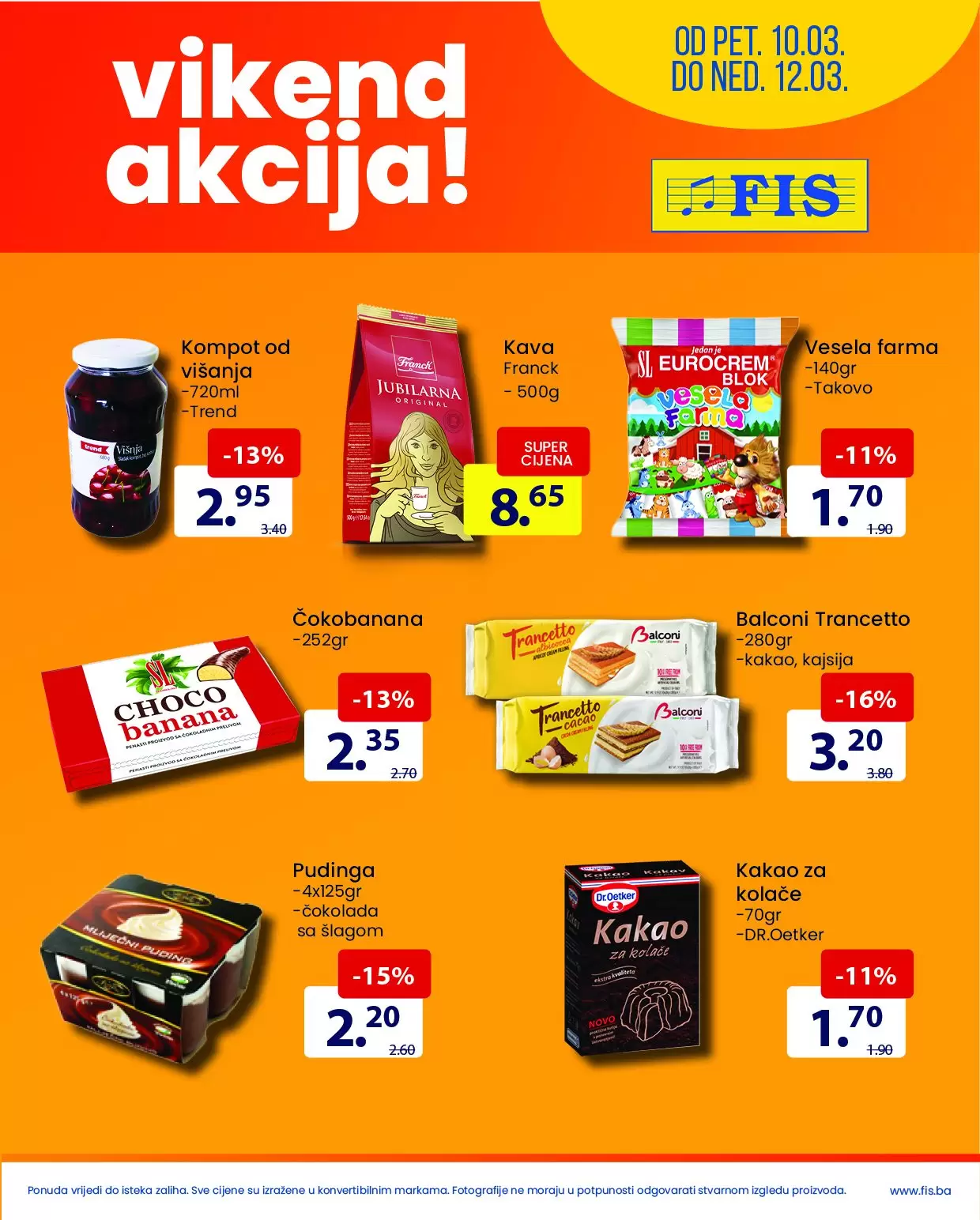 Fis vikend akcija 10-12.3.2023. 