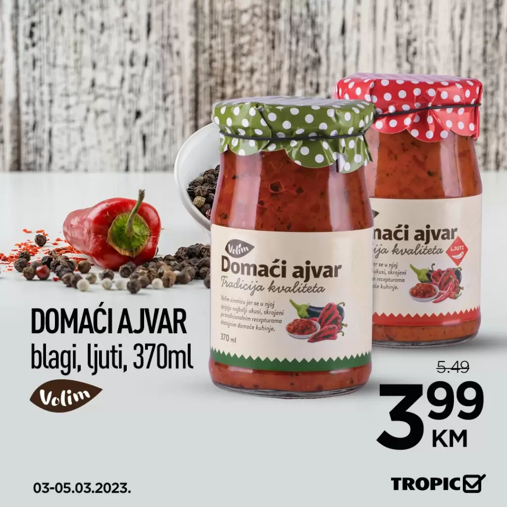 Tropic vikend akcija 10-12.3.2023.