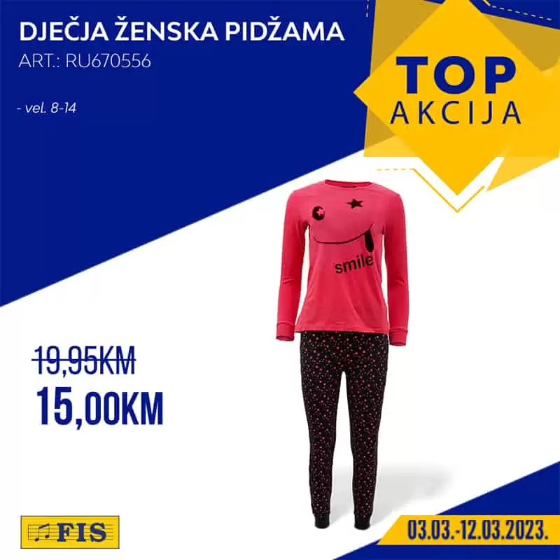 Fis TOP akcija za TOP artikle 3-12.3.2023.