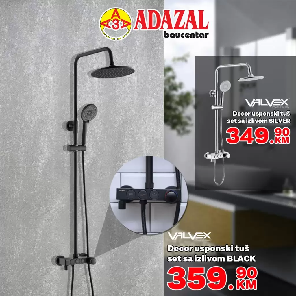 DECOR baterije i tuš setovi