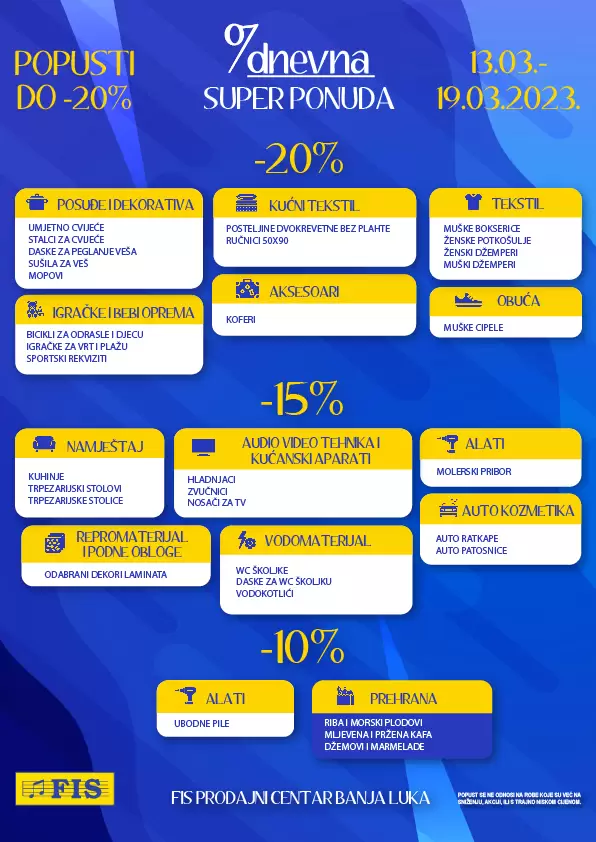 Fis akcija sedmodnevna super ponuda 