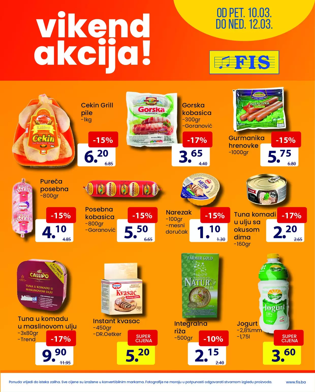 Fis vikend akcija 10-12.3.2023. 