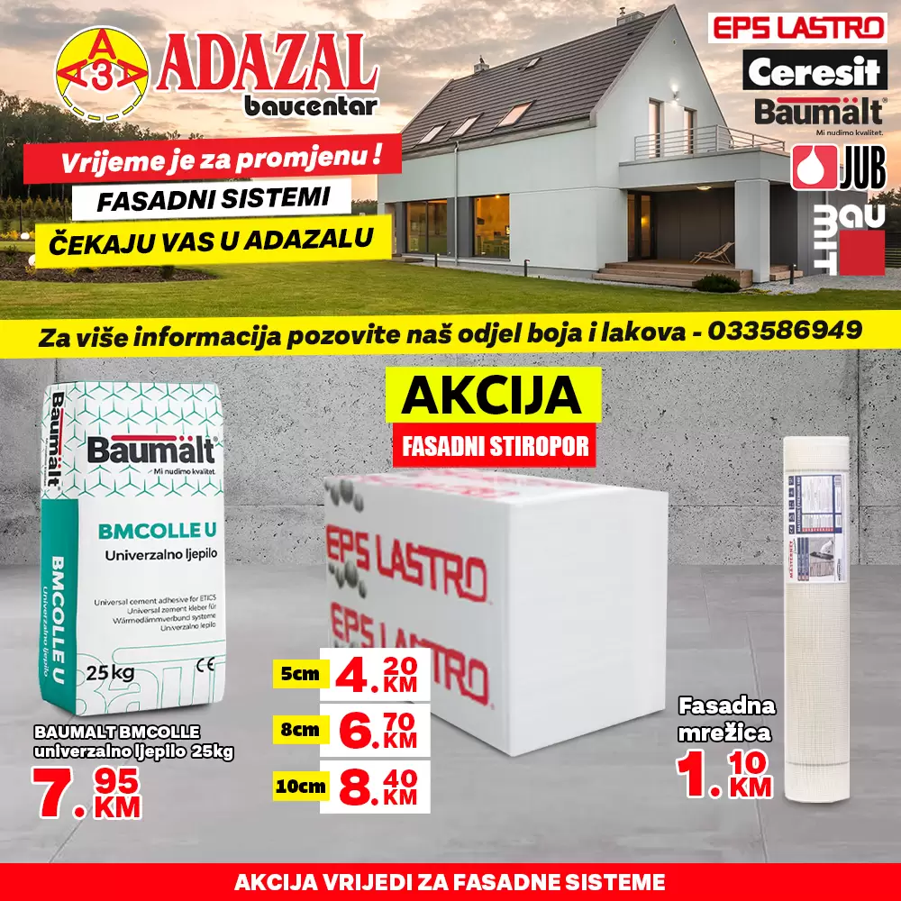 Adazal Proljetna akcija SUPER CIJENE