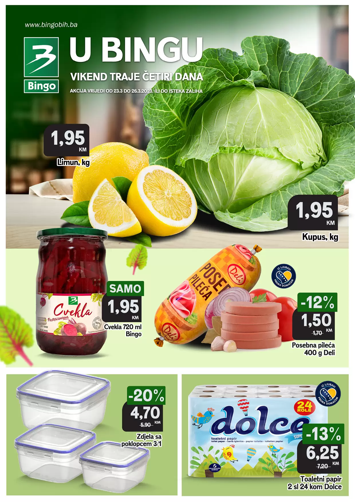 Bingo vikend akcija 23-26.3.2023.