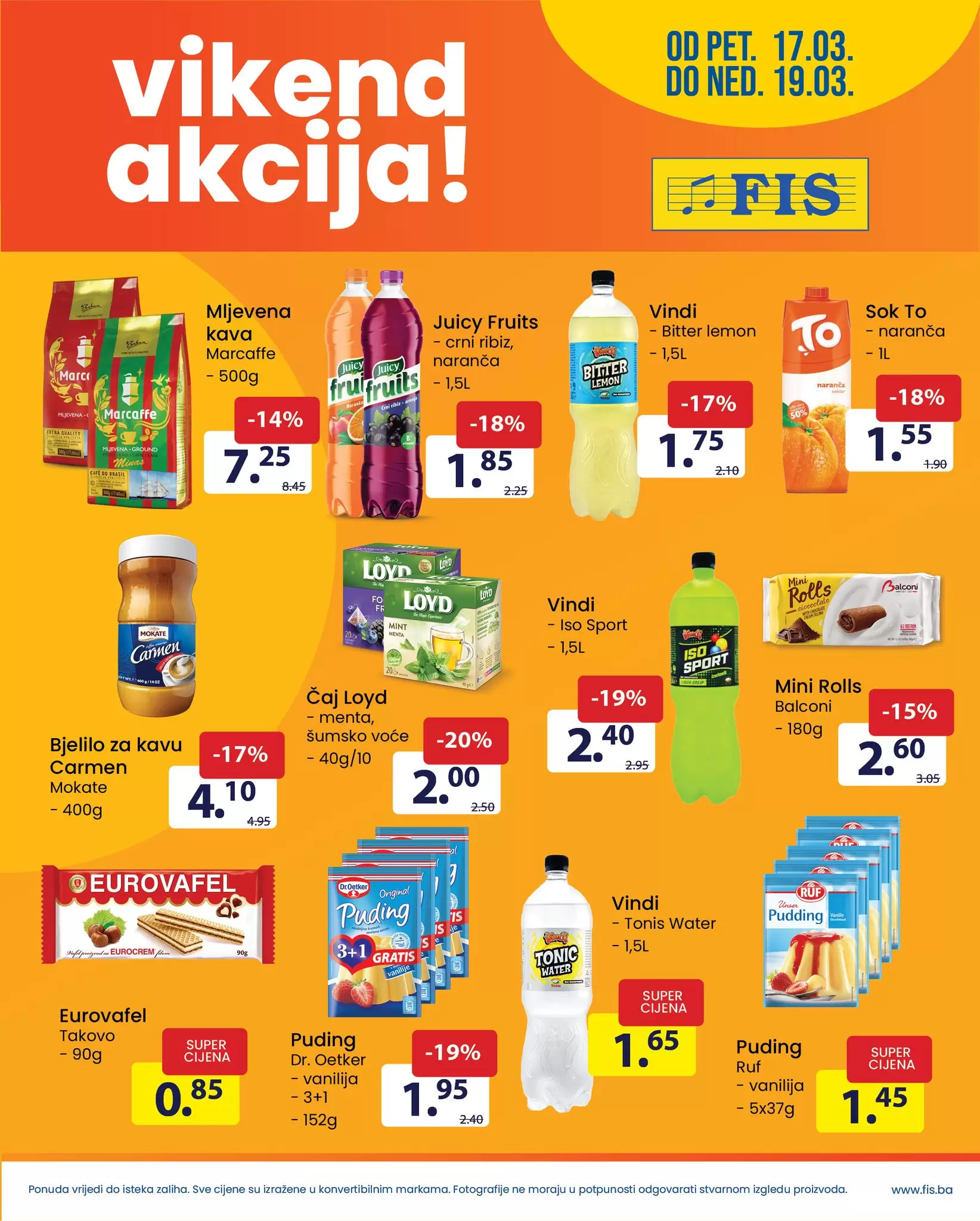 Fis vikend akcija 17-19.3.2023.