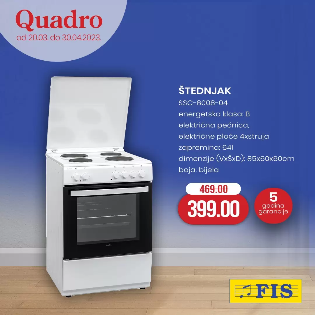Fis QUADRO super akcija 20.3-30.4.2023. 