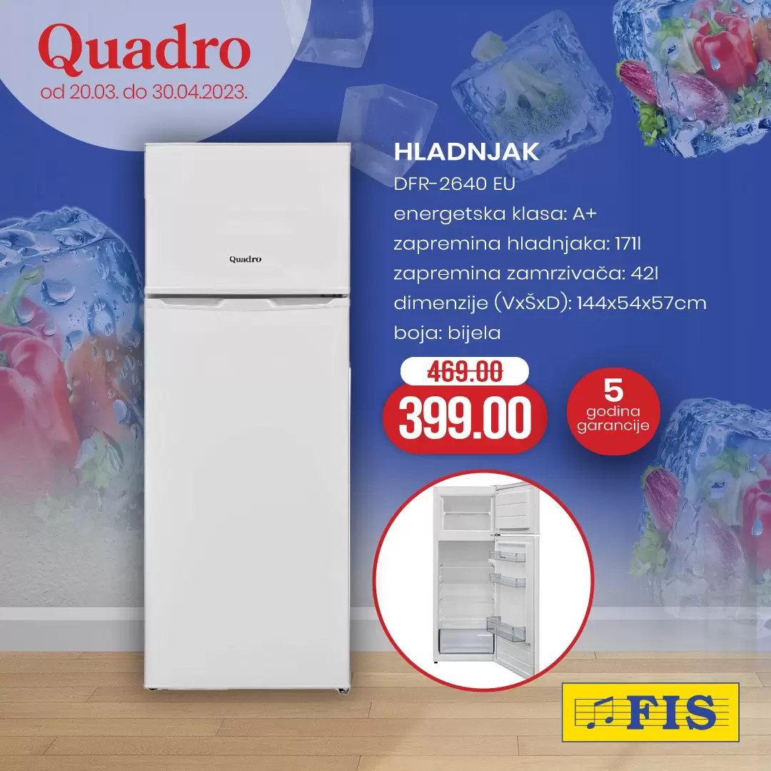 Fis QUADRO super akcija 20.3-30.4.2023. 