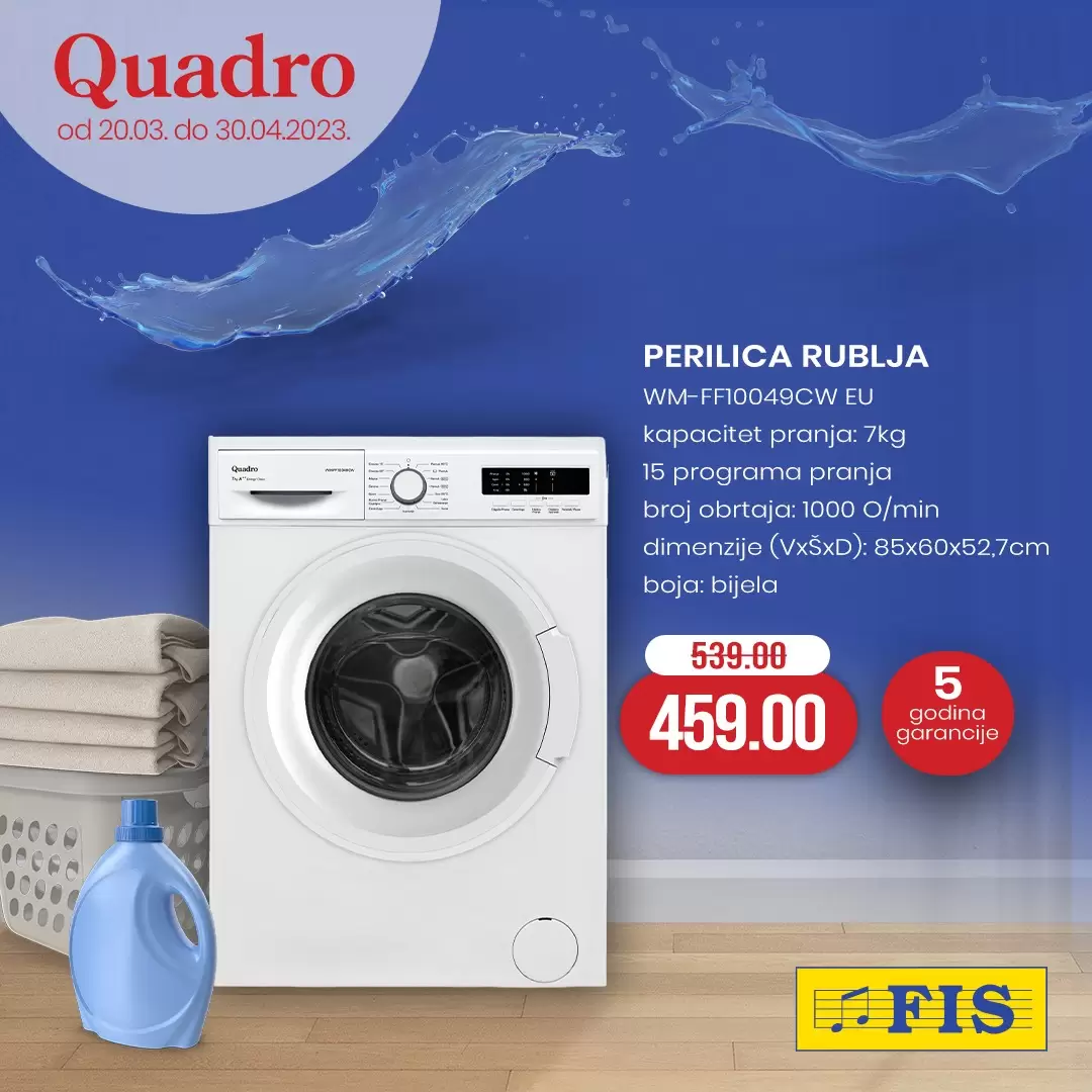 Fis QUADRO super akcija 20.3-30.4.2023. 