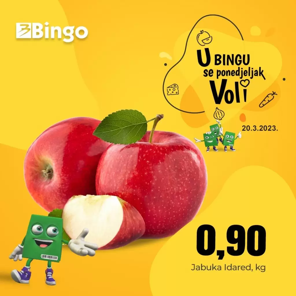 Bingo super akcija PONEDJELJAK 20.3.2023. 