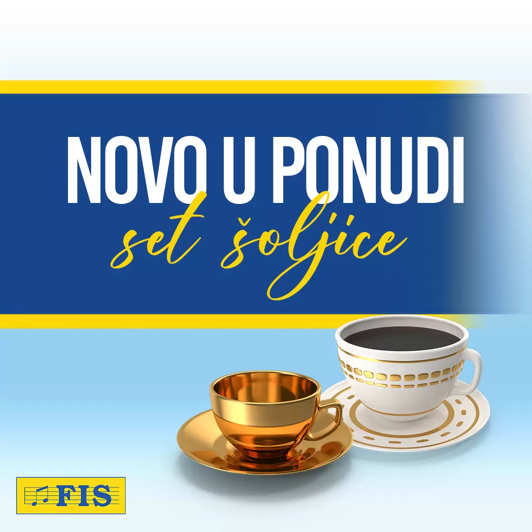 Fis NOVO u ponudi set šoljica!