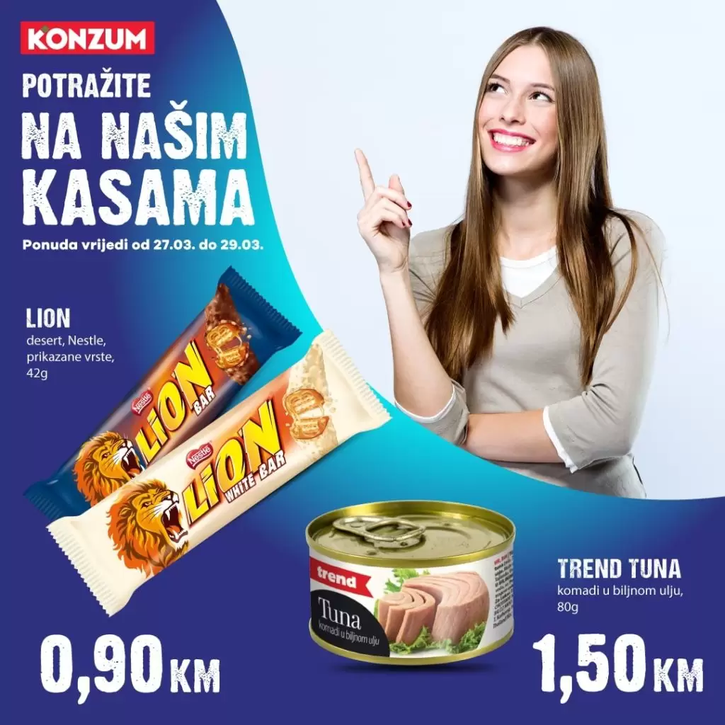 Konzum AKCIJA na KASAMA